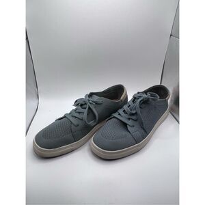 Lucky Brand Women's Luika Woven Sneakers‎ Shoes Dusty Blue Knit Size 8M